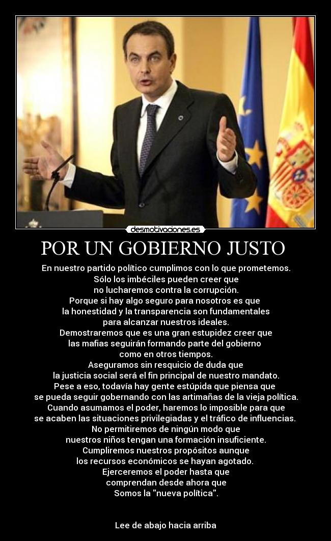 carteles zapaterp desmotivaciones