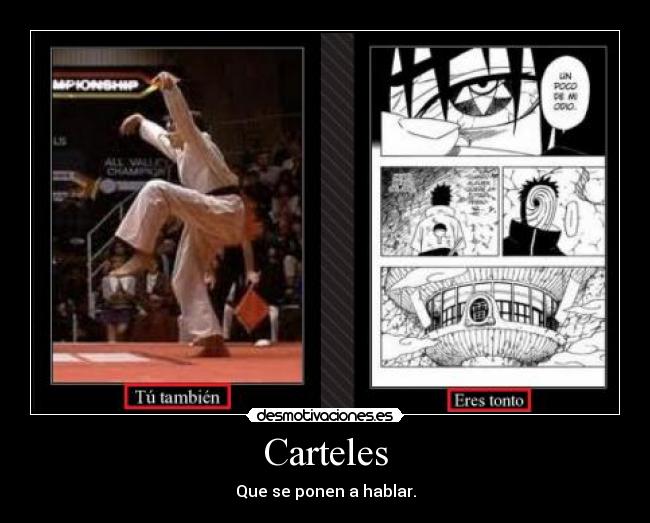 Carteles - Que se ponen a hablar.