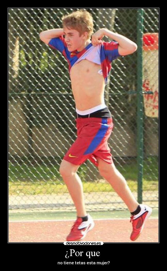 ¿Por que - no tiene tetas esta mujer?