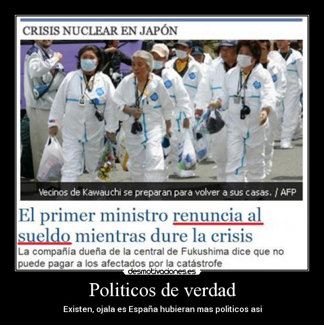 Politicos de verdad -