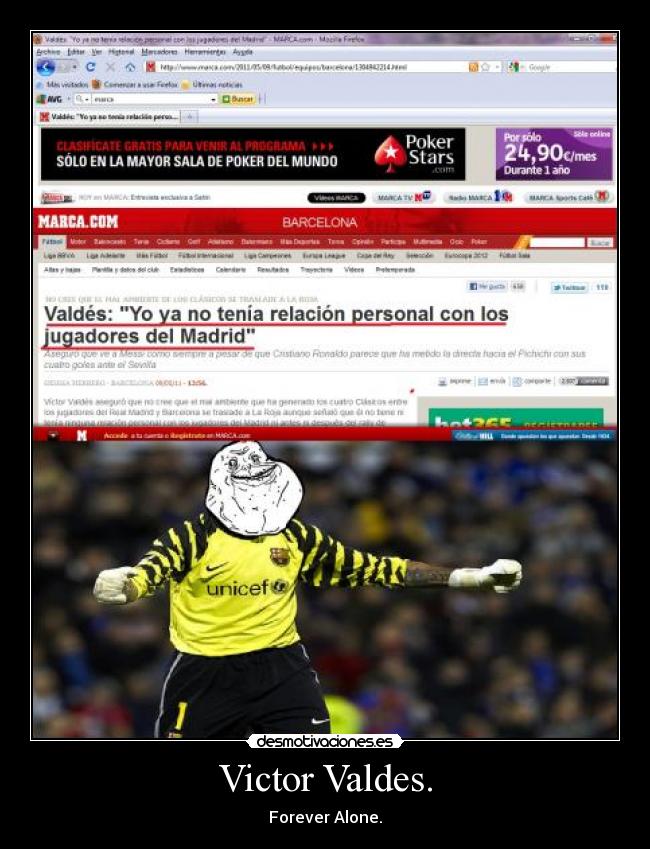 Victor Valdes. - Forever Alone.