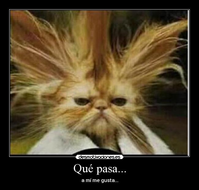Qué pasa... - a mí me gusta...