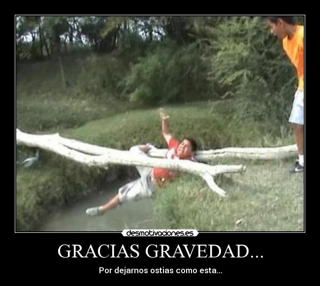 GRACIAS GRAVEDAD... - 