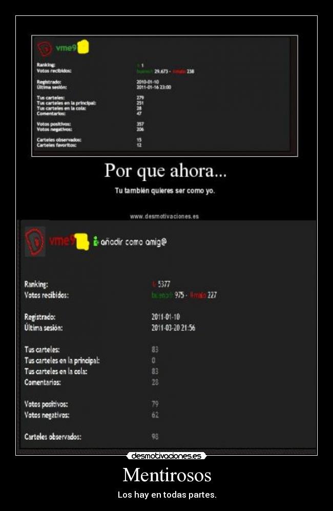 Mentirosos - Los hay en todas partes.