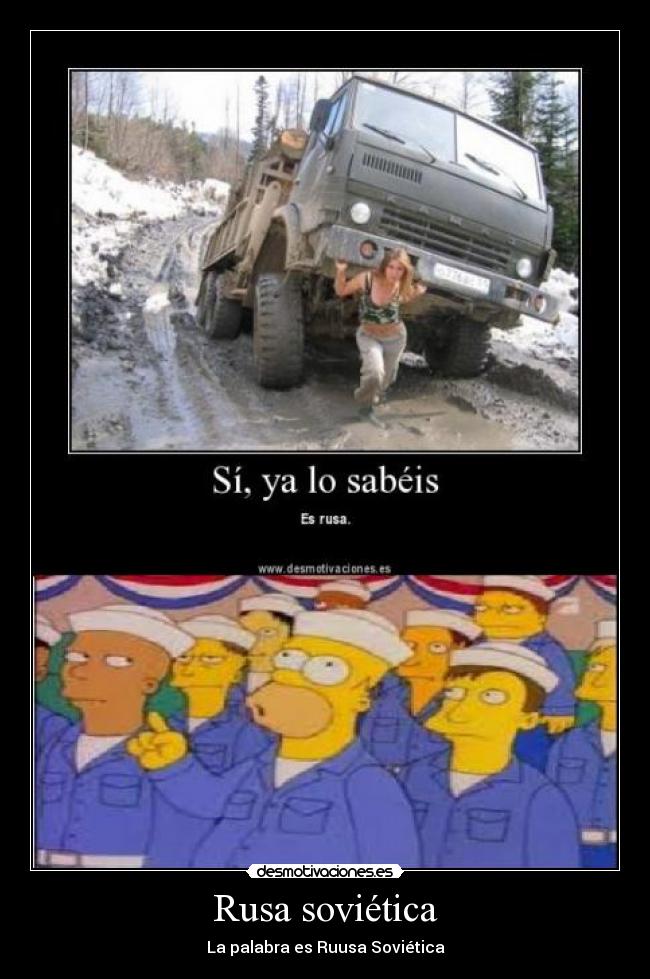 Rusa soviética - La palabra es Ruusa Soviética