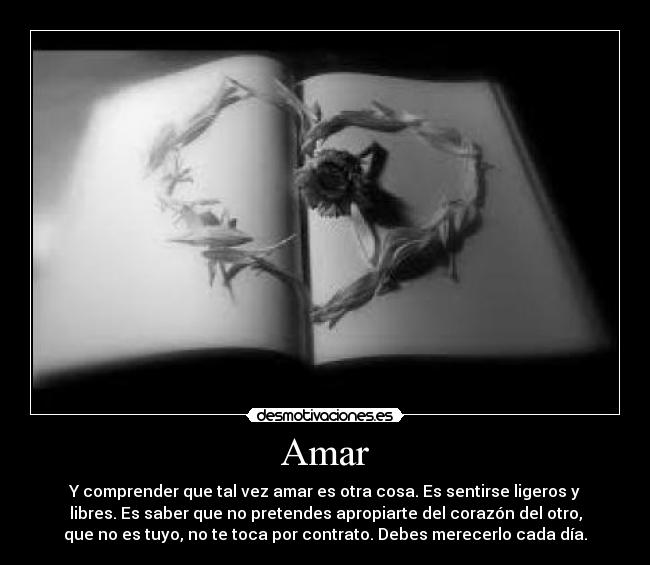 carteles amar desmotivaciones