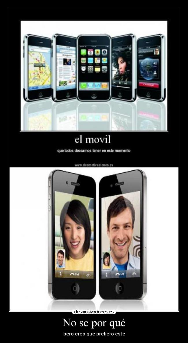 No se por qué - pero creo que prefiero este