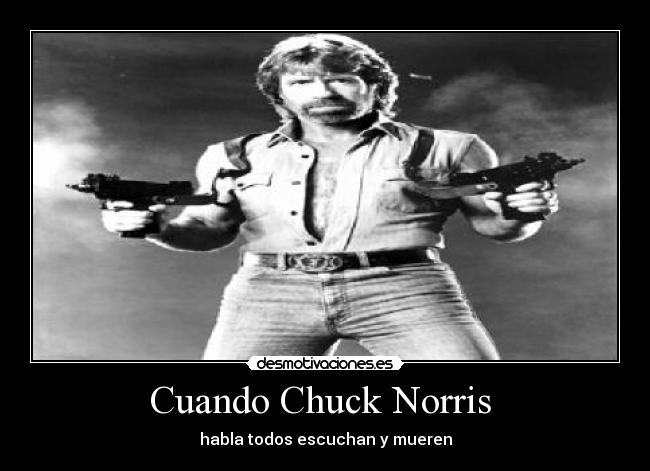 Cuando Chuck Norris -