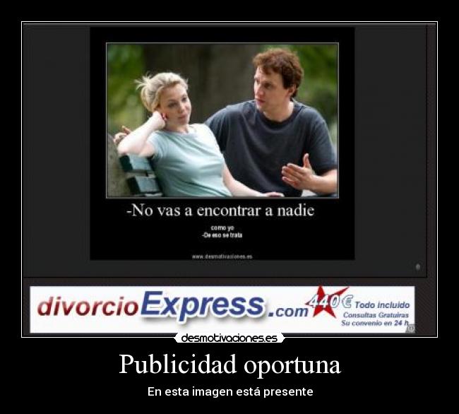 Publicidad oportuna - 