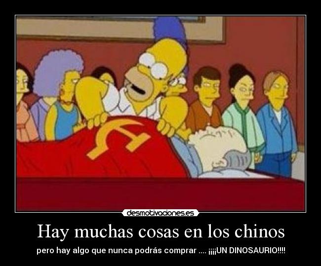 Hay muchas cosas en los chinos -
