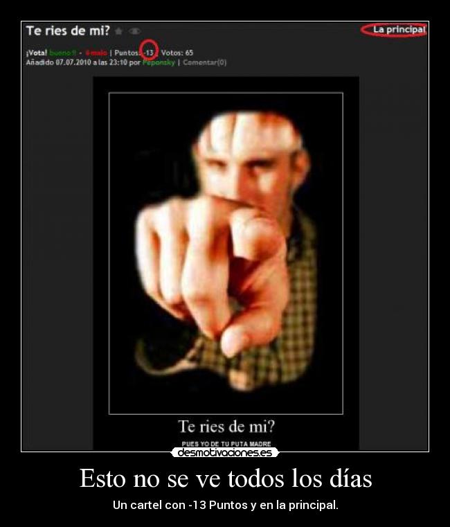 Esto no se ve todos los días - 