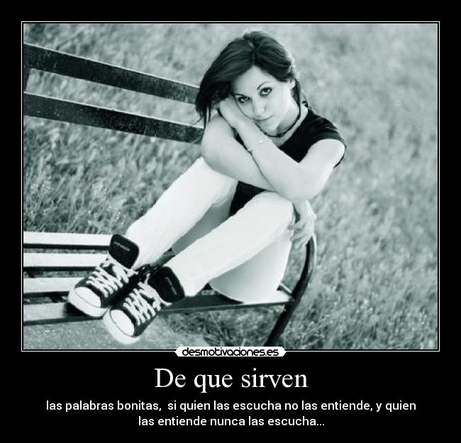 De que sirven -
