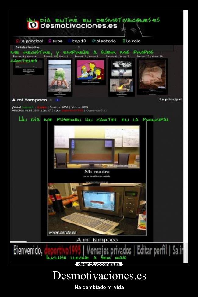 Desmotivaciones.es - Ha cambiado mi vida