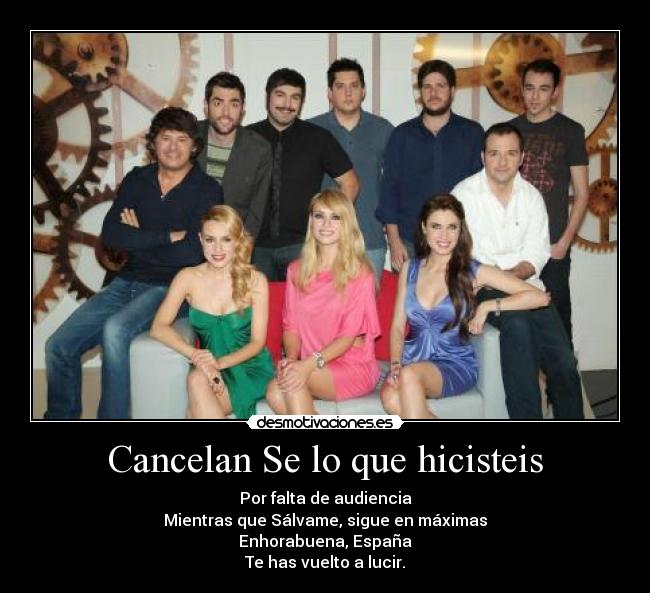 carteles slqh cancelar salvame desmotivaciones