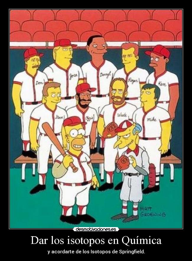 Dar los isotopos en Química - 