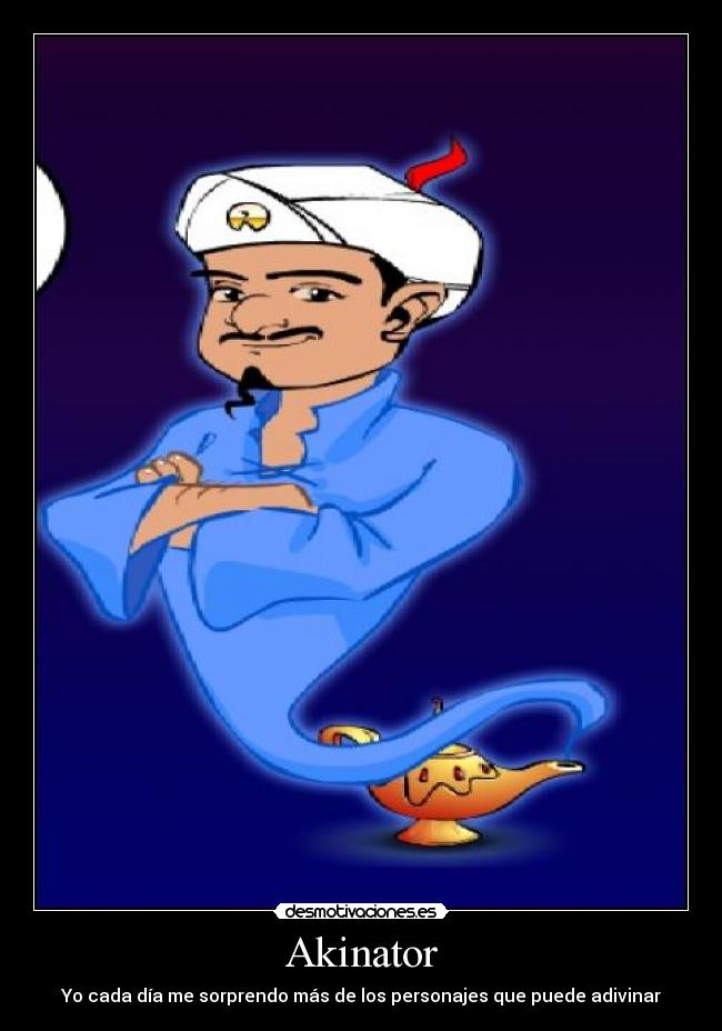 Akinator - Yo cada día me sorprendo más de los personajes que puede adivinar