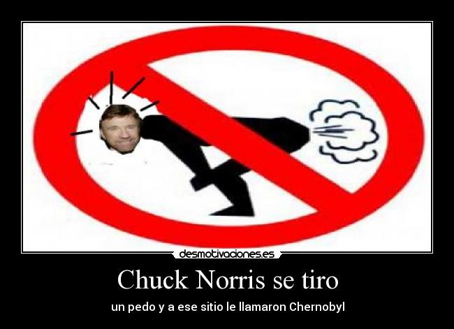 Chuck Norris se tiro -