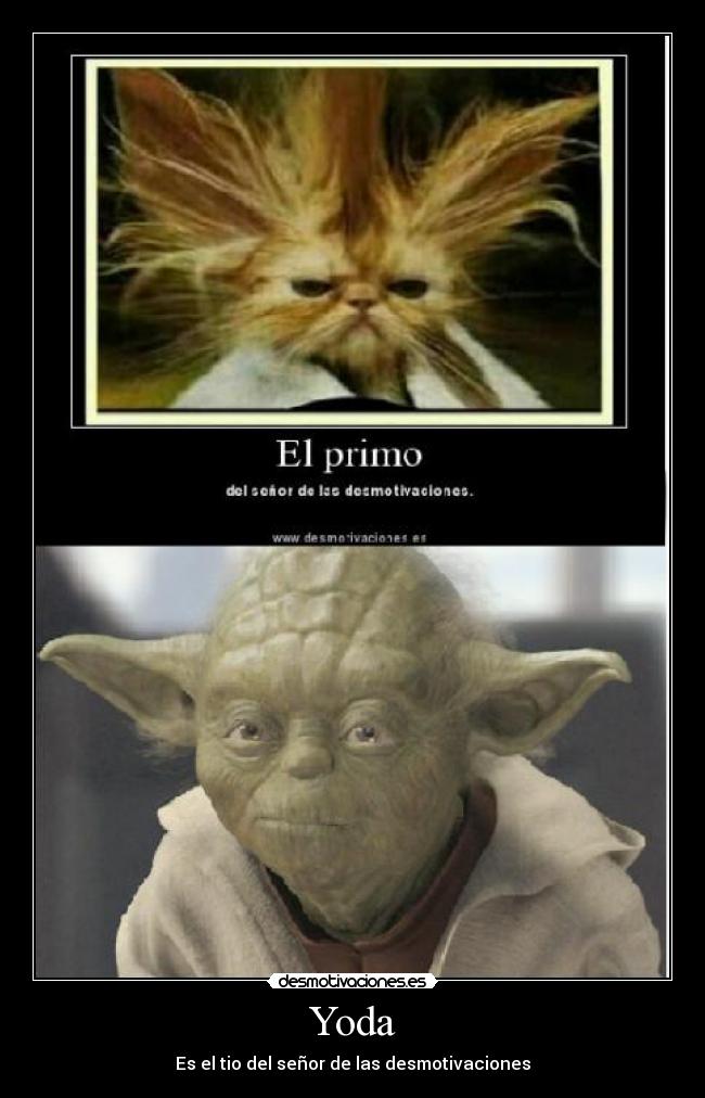 Yoda - Es el tio del señor de las desmotivaciones
