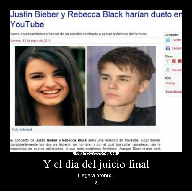 Y el dia del juicio final -