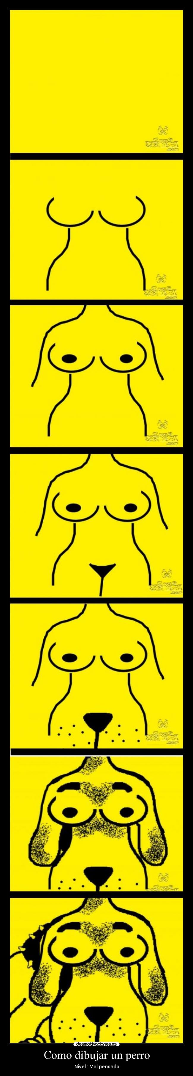 Como dibujar un perro -