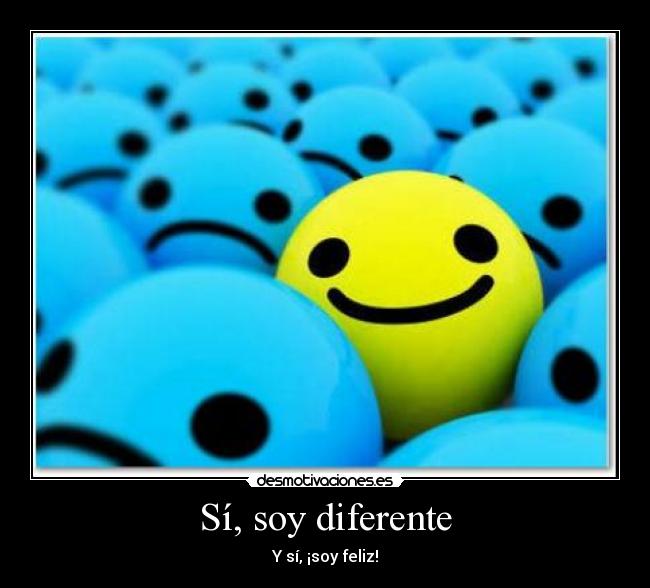 Sí, soy diferente - 