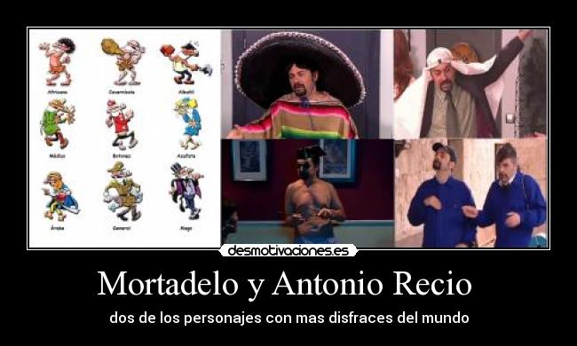 Mortadelo y Antonio Recio -