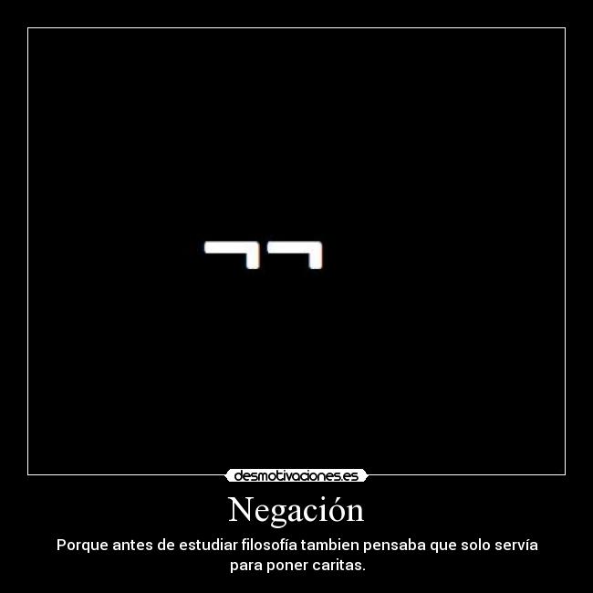 Negación -