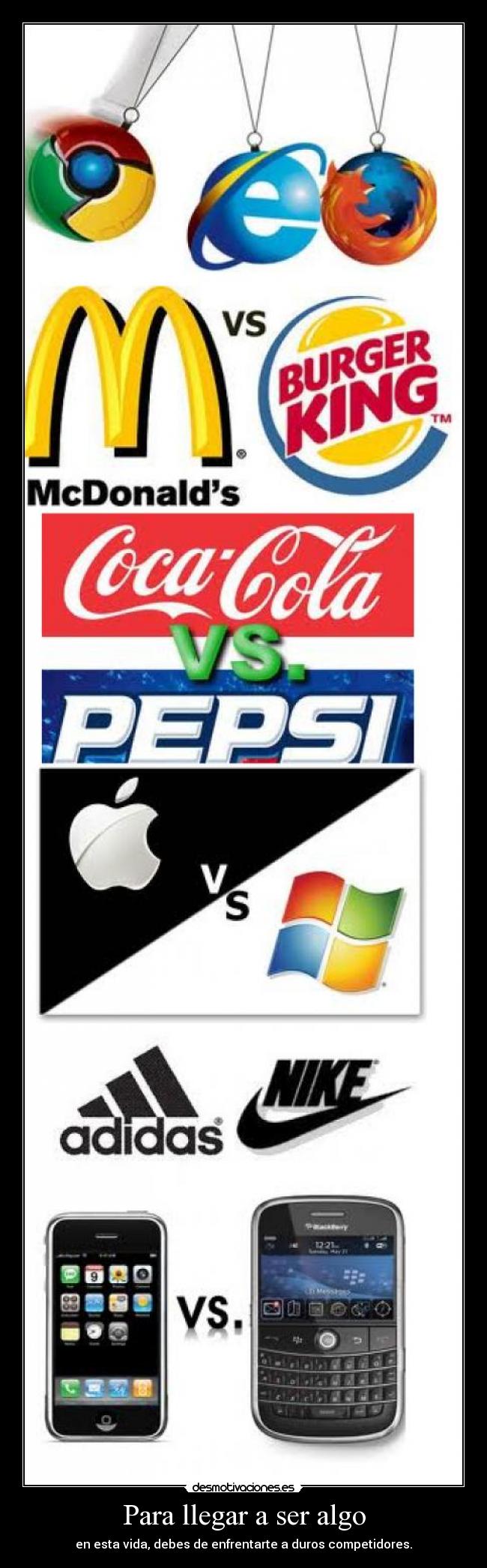 Para llegar a ser algo -