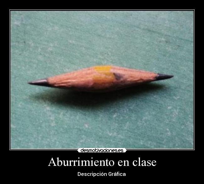 Aburrimiento en clase - 