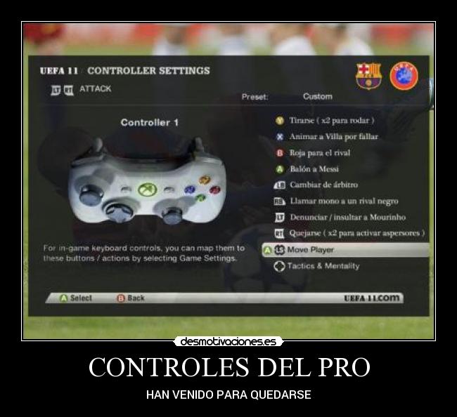 CONTROLES DEL PRO - 