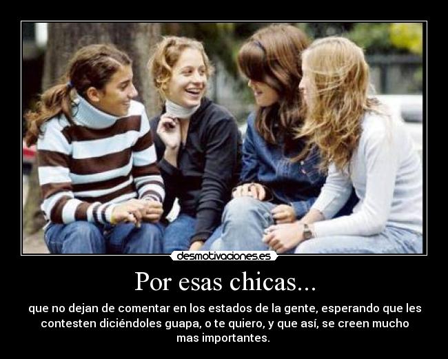 carteles chicas tuenti guapa desmotivaciones