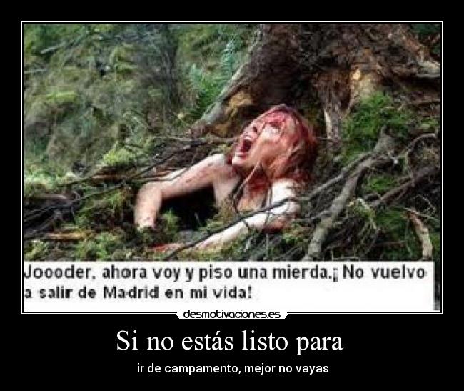 Si no estás listo para  - 