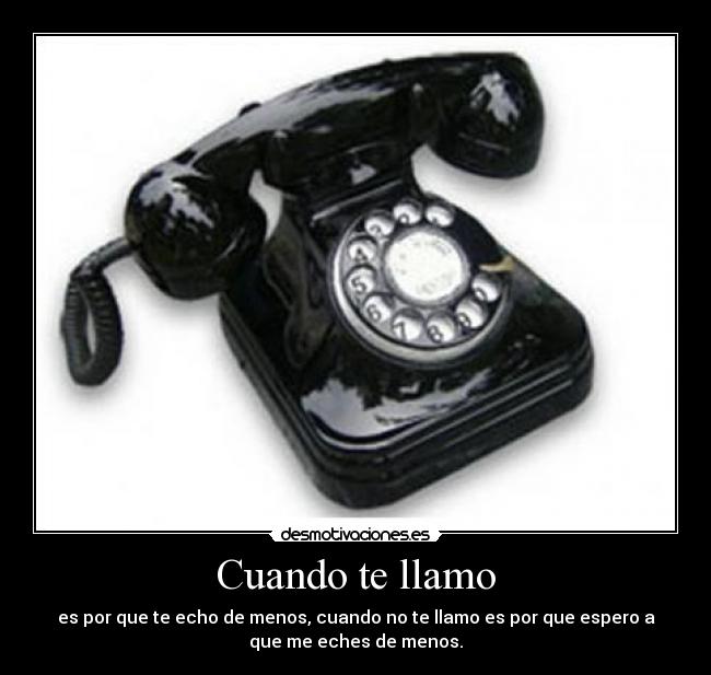 Cuando te llamo -