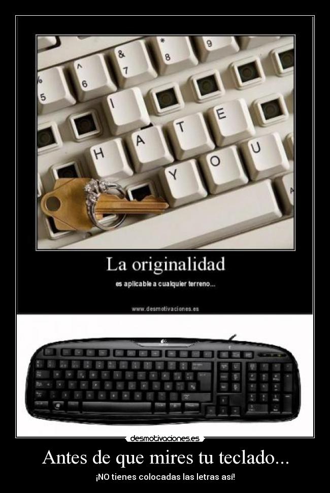 Antes de que mires tu teclado... - 