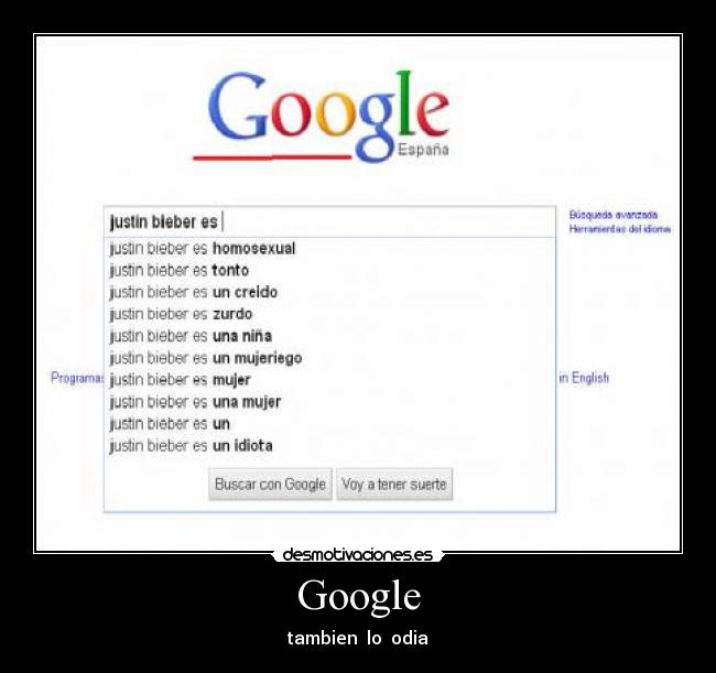 Google - tambien  lo  odia