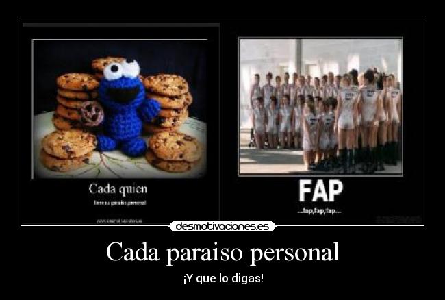 carteles paraiso personal fap desmotivaciones