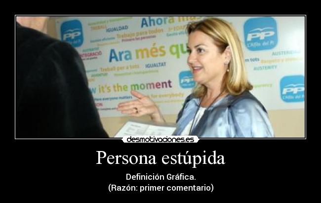 Persona estúpida - 