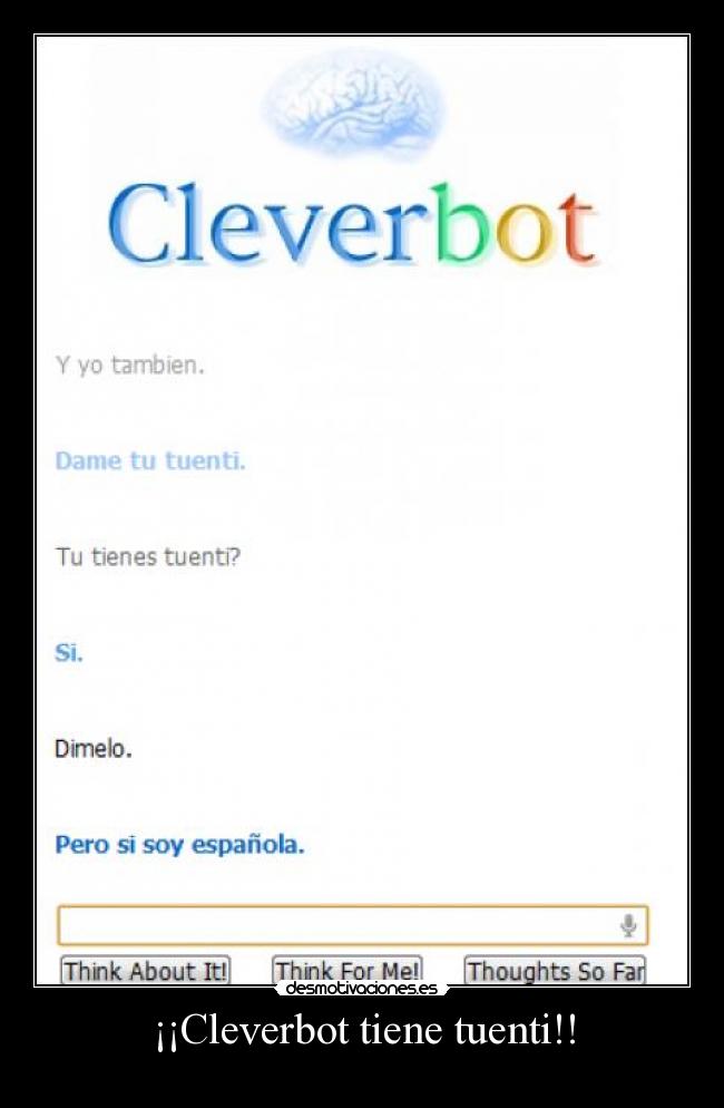 ¡¡Cleverbot tiene tuenti!! - 