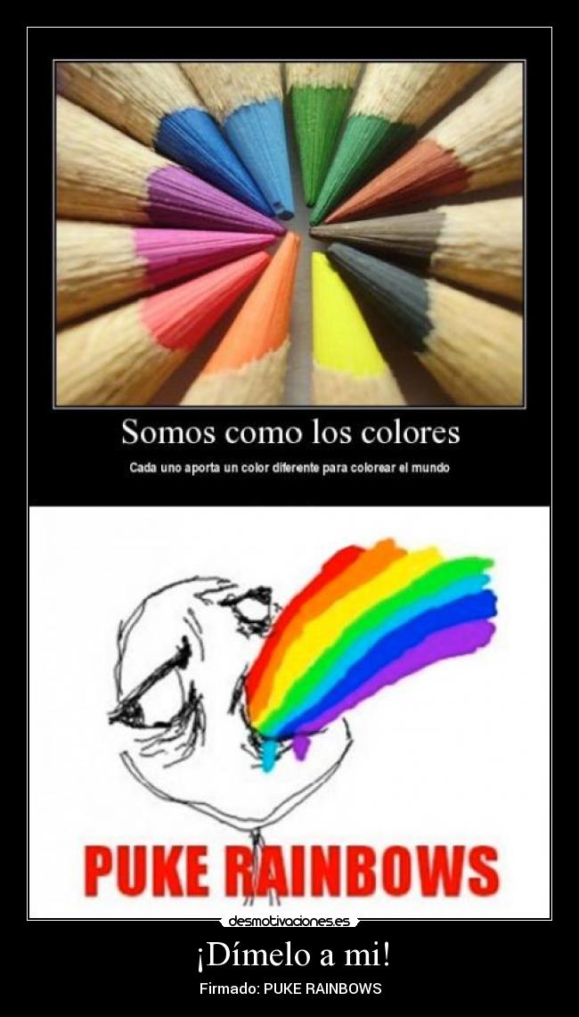 carteles arcoiris desmotivaciones