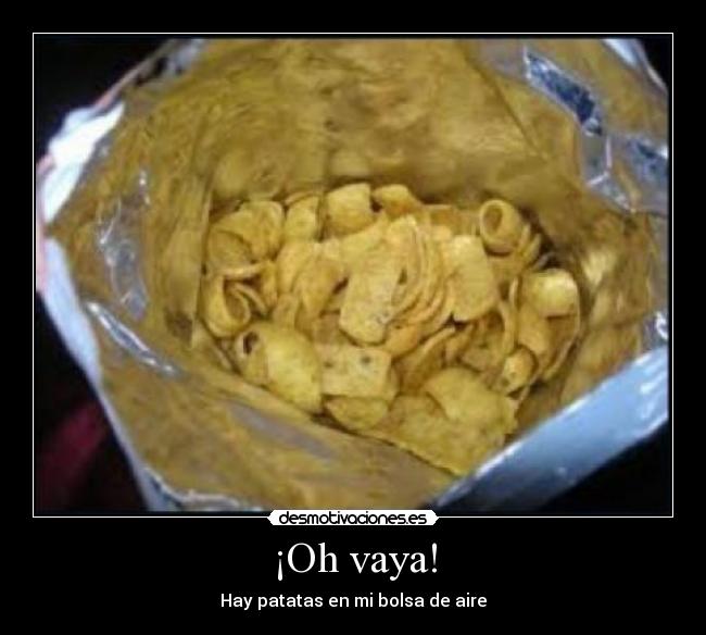 ¡Oh vaya! -