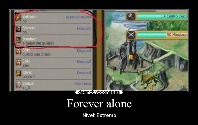 carteles forever alone desmotivaciones
