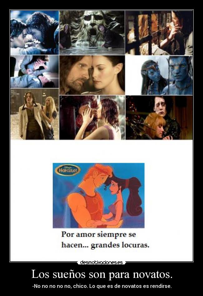 Los sueños son para novatos. - 