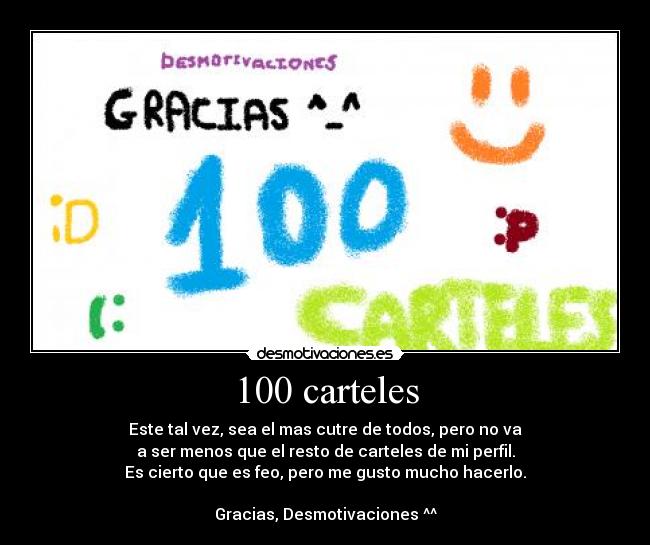 100 carteles -