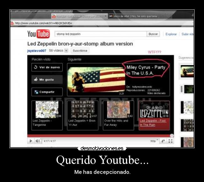 Querido Youtube... - 