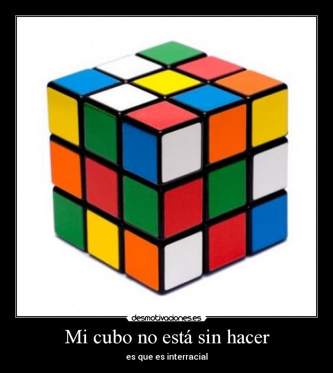 Mi cubo no está sin hacer - 