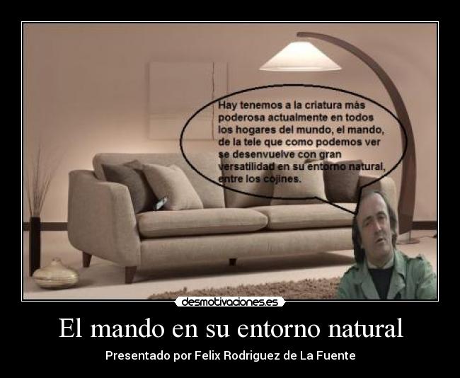 El mando en su entorno natural -
