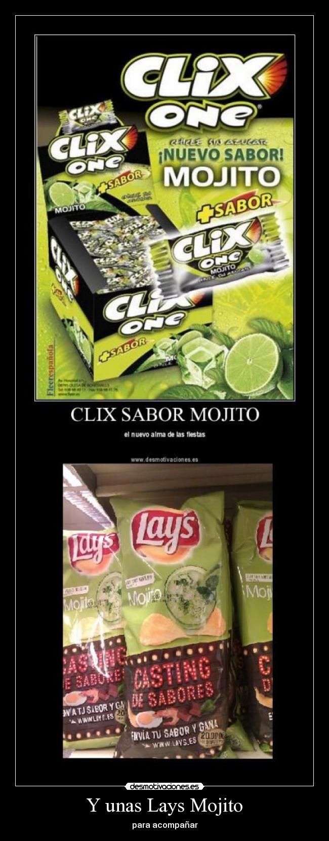 Y unas Lays Mojito - para acompañar