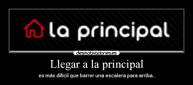 Llegar a la principal -