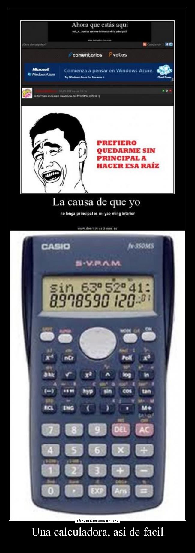 Una calculadora, asi de facil -