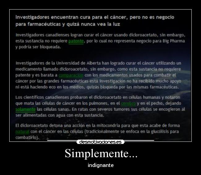 Simplemente... -